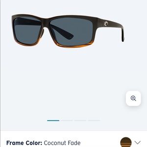Costa cut coconut fade sunglasses